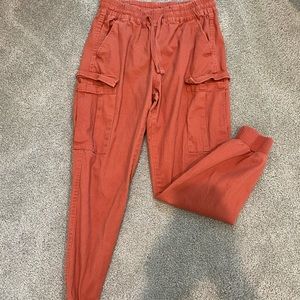 Burnt orange joggers